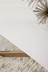 Industry Rectangle Ivory Concrete Dining Table Dining Tables LOOMLAN By Essentials For Living