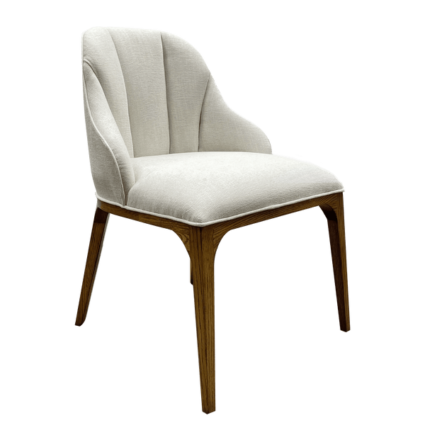 Inga Dining Chair, Adena Parchment Dining Chairs LOOMLAN By Currey & Co