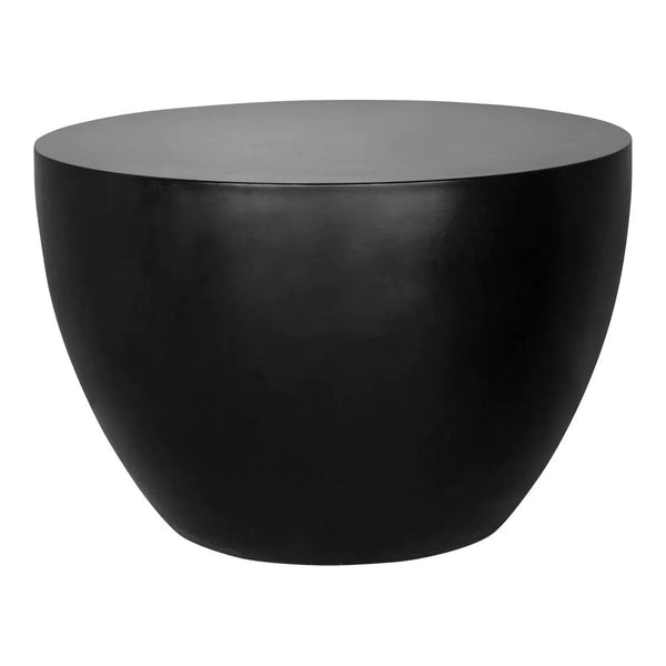 Insitu Concrete Black Side End Table Side Tables LOOMLAN By Moe's Home