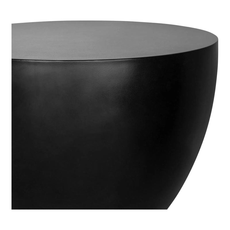 Insitu Concrete Black Side End Table Side Tables LOOMLAN By Moe's Home