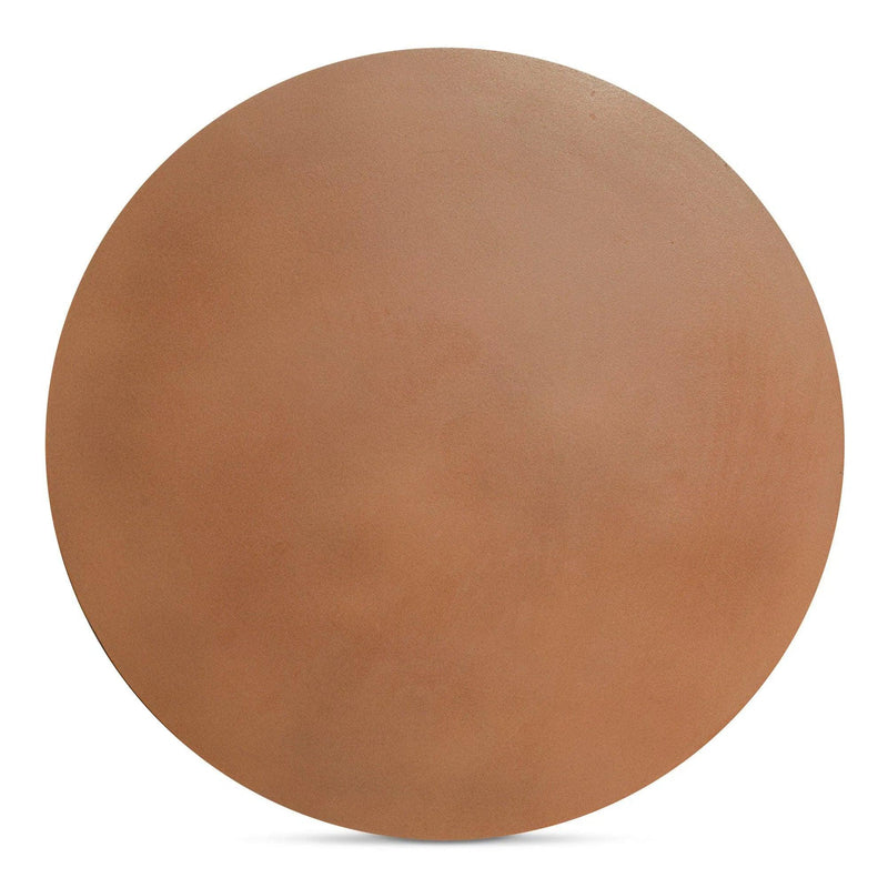 Insitu Terracotta Brown Round Side Table Side Tables LOOMLAN By Moe's Home