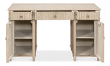 Inspire Desk Stone Grey Home Office Desks LOOMLAN By Sarreid