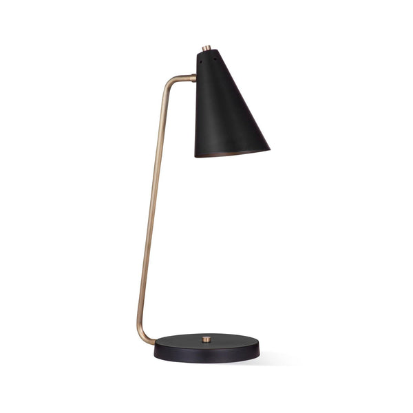 Inyo Iron and Brass Black Table Lamp Table Lamps LOOMLAN By Bassett Mirror