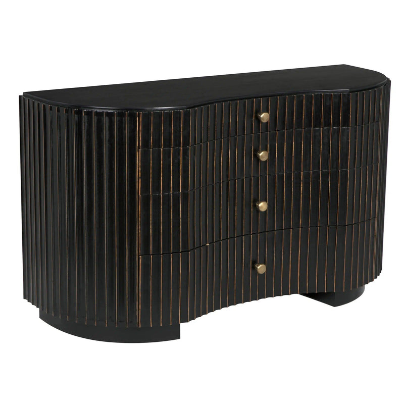 Irene Wood Black Dresser Dressers LOOMLAN By Noir