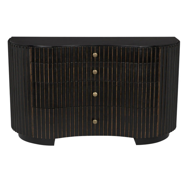 Irene Wood Black Dresser Dressers LOOMLAN By Noir