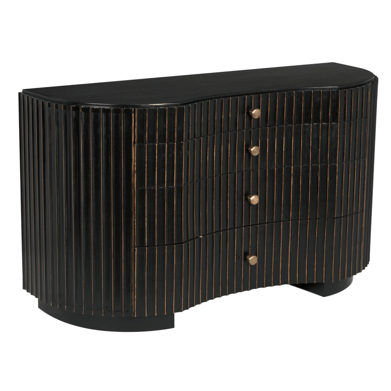 Irene Wood Black Dresser Dressers LOOMLAN By Noir