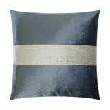 Iridescence Band Baltic Blue Throw Pillow With Insert Throw Pillows LOOMLAN By D.V. Kap