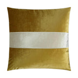 Iridescence Band Citron Brown Throw Pillow With Insert Throw Pillows LOOMLAN By D.V. Kap