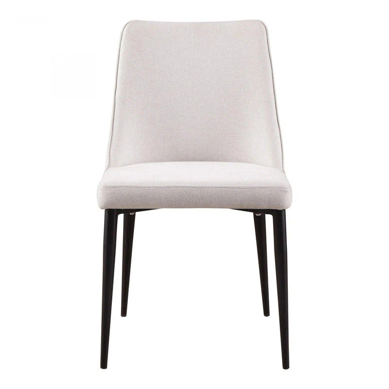 Lula Polyester Upholstered Armless Dining Chair (Set Of 2)