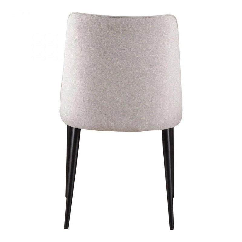 Lula Polyester Upholstered Armless Dining Chair (Set Of 2)