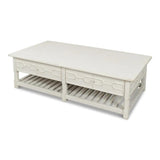 Isla Coffee Table Antique White Coffee Tables LOOMLAN By Sarreid