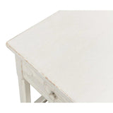 Isla Side Table Antique White Side Tables LOOMLAN By Sarreid