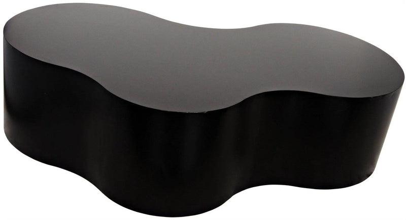 Island Black Steel Geometric Coffee Table Coffee Tables LOOMLAN By Noir