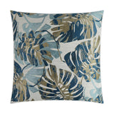 Island Dream Pacific Blue Throw Pillow With Insert Throw Pillows LOOMLAN By D.V. Kap