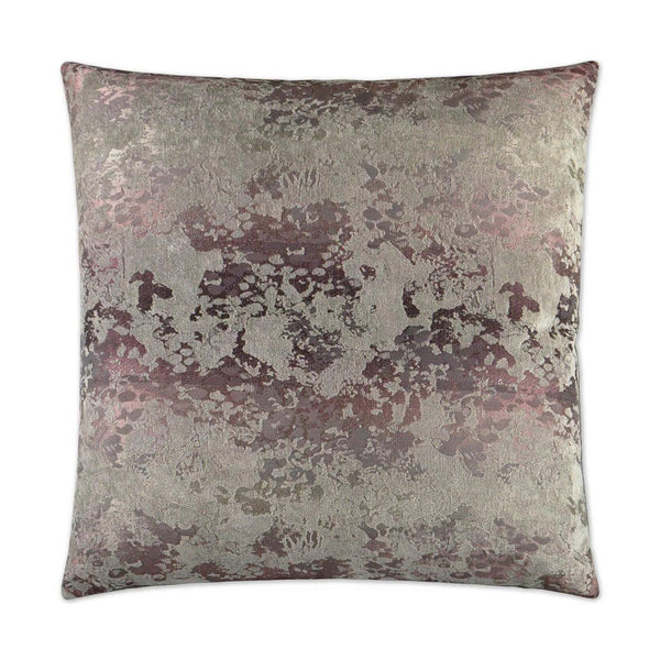 Isotope Heather Brown Throw Pillow With Insert Throw Pillows LOOMLAN By D.V. Kap