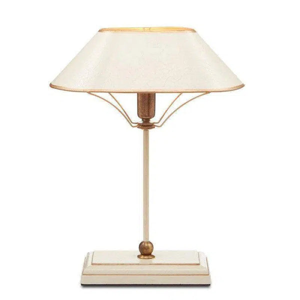 Ivory Antique Brass Gold Daphne Table Lamp Table Lamps LOOMLAN By Currey & Co