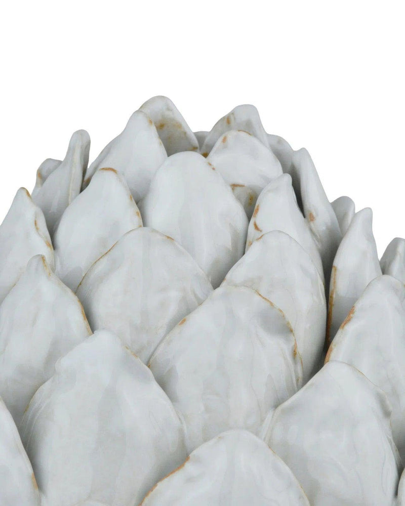 Ivory Artichoke Statues & Sculptures LOOMLAN By Currey & Co