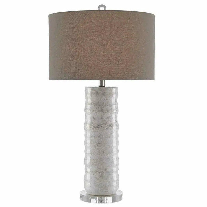 Ivory Taupe Pila Table Lamp Table Lamps LOOMLAN By Currey & Co