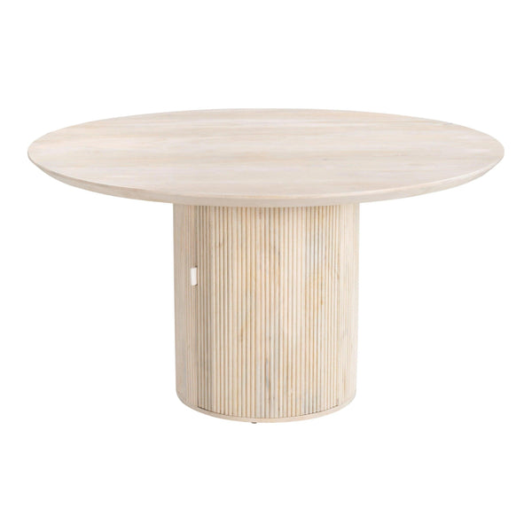 Izola Dining Table Natural Dining Tables LOOMLAN By Zuo Modern