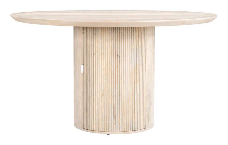 Izola Dining Table Natural Dining Tables LOOMLAN By Zuo Modern