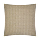 Jackie O Sisal Brown Throw Pillow With Insert Throw Pillows LOOMLAN By D.V. Kap