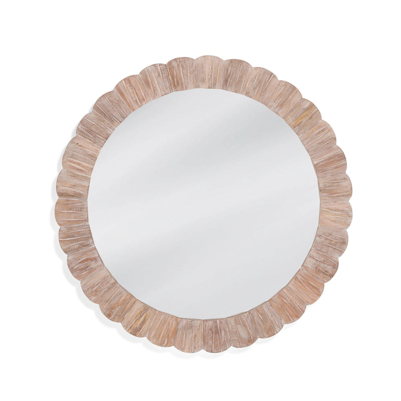 Jacque Wood Brown Wall Mirror Wall Mirrors LOOMLAN By Bassett Mirror