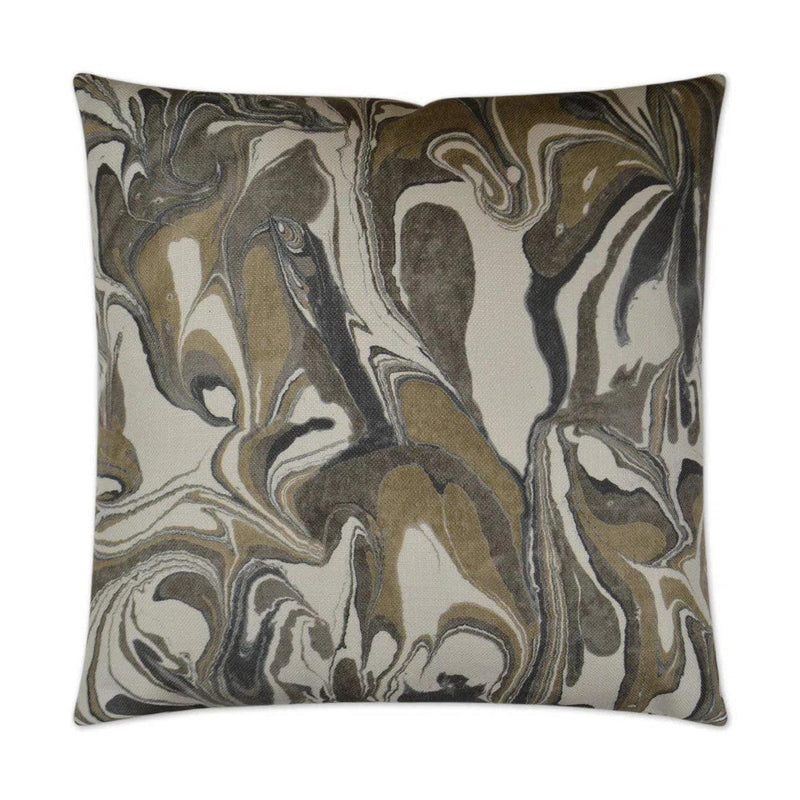 Jada Truffle Brown Throw Pillow With Insert Throw Pillows LOOMLAN By D.V. Kap