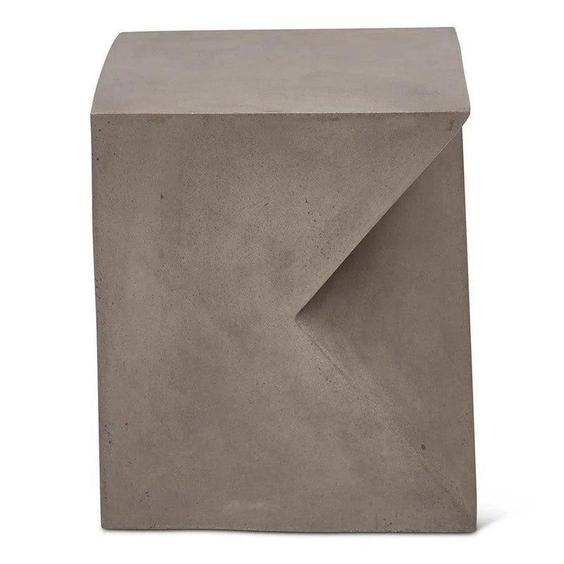 Jagger Fiber Reinforced Concrete Side Table Outdoor Side Tables LOOMLAN By Urbia