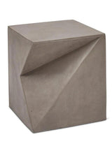 Jagger Fiber Reinforced Concrete Side Table Outdoor Side Tables LOOMLAN By Urbia