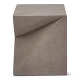 Jagger Fiber Reinforced Concrete Side Table Outdoor Side Tables LOOMLAN By Urbia