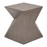 Jagger Fiber Reinforced Concrete Side Table Outdoor Side Tables LOOMLAN By Urbia