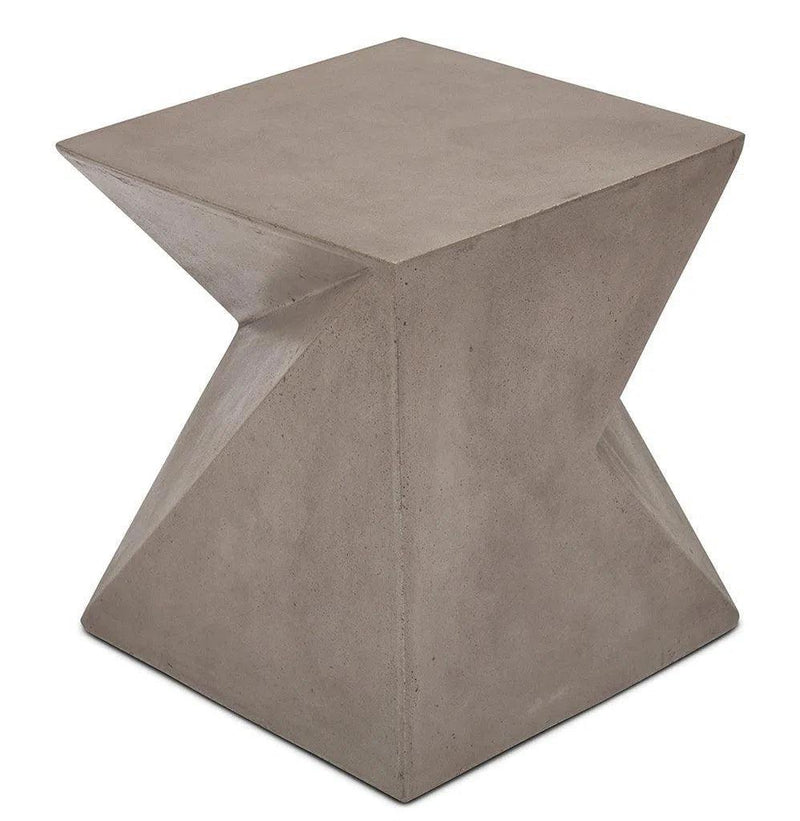 Jagger Fiber Reinforced Concrete Side Table Outdoor Side Tables LOOMLAN By Urbia