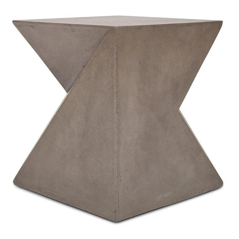 Jagger Fiber Reinforced Concrete Side Table Outdoor Side Tables LOOMLAN By Urbia