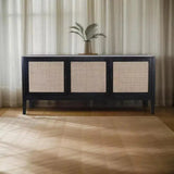 James Cabinet Black / Natural Sideboards LOOMLAN By Artesia