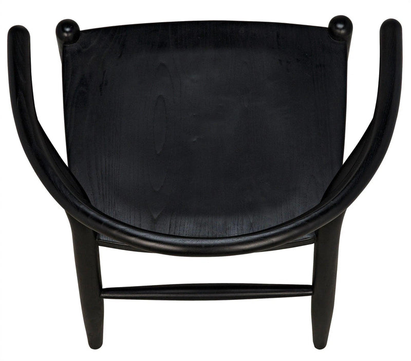 James Relax Chair, Charcoal Black Dining Chairs LOOMLAN By Noir