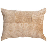 Jaquard Abstract Beige Lumbar Pillow