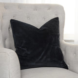 Jasmine Velvet Throw Pillow For Couch Down Insert Throw Pillows LOOMLAN By LOOMLAN