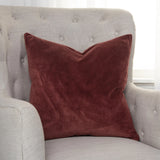 Jasmine Velvet Throw Pillow For Couch Down Insert Throw Pillows LOOMLAN By LOOMLAN