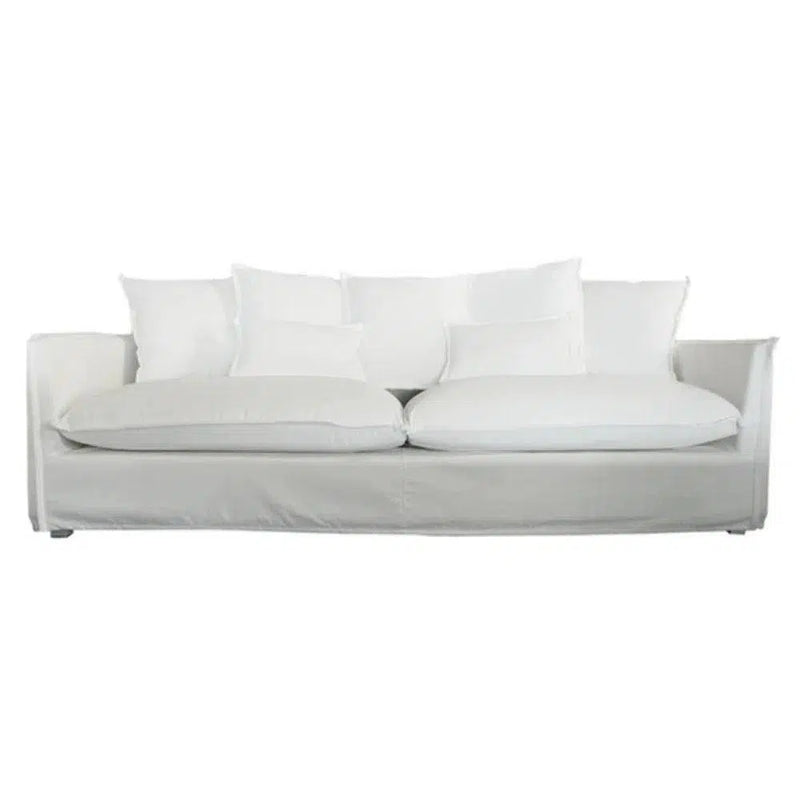 Jason Outdoor Slipcovered Sofa White Outdoor Sofas & Loveseats LOOMLAN By Artesia