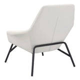 Javier Accent Chair White Accent Chairs LOOMLAN By Zuo Modern