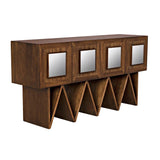 Jean-Michel Sideboard, Dark Walnut with Mirror Sideboards LOOMLAN By Noir