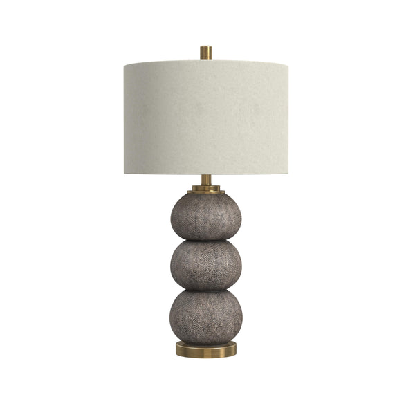 Jed Metal and Concrete Grey Table Lamp Table Lamps LOOMLAN By Bassett Mirror