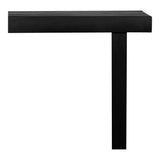 Jedrik Concrete Black Rectangular Outdoor Dining Table Outdoor Dining Tables LOOMLAN By Moe's Home