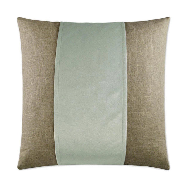 Jefferson Glacier Band / Ribbon Mist Large Throw Pillow With Insert Throw Pillows LOOMLAN By D.V. Kap