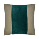 Jefferson Laguna Band Turquoise Teal Large Throw Pillow With Insert Throw Pillows LOOMLAN By D.V. Kap