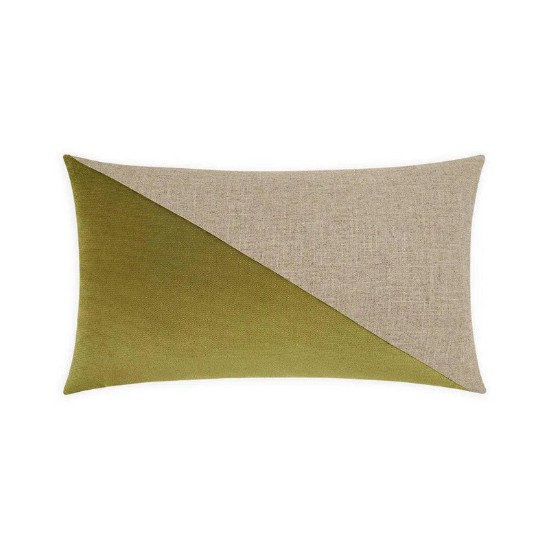 Jefferson Lumbar Aloe Green Throw Pillow With Insert Throw Pillows LOOMLAN By D.V. Kap