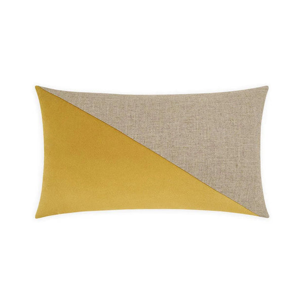 Jefferson Lumbar Curry Yellow Throw Pillow With Insert Throw Pillows LOOMLAN By D.V. Kap