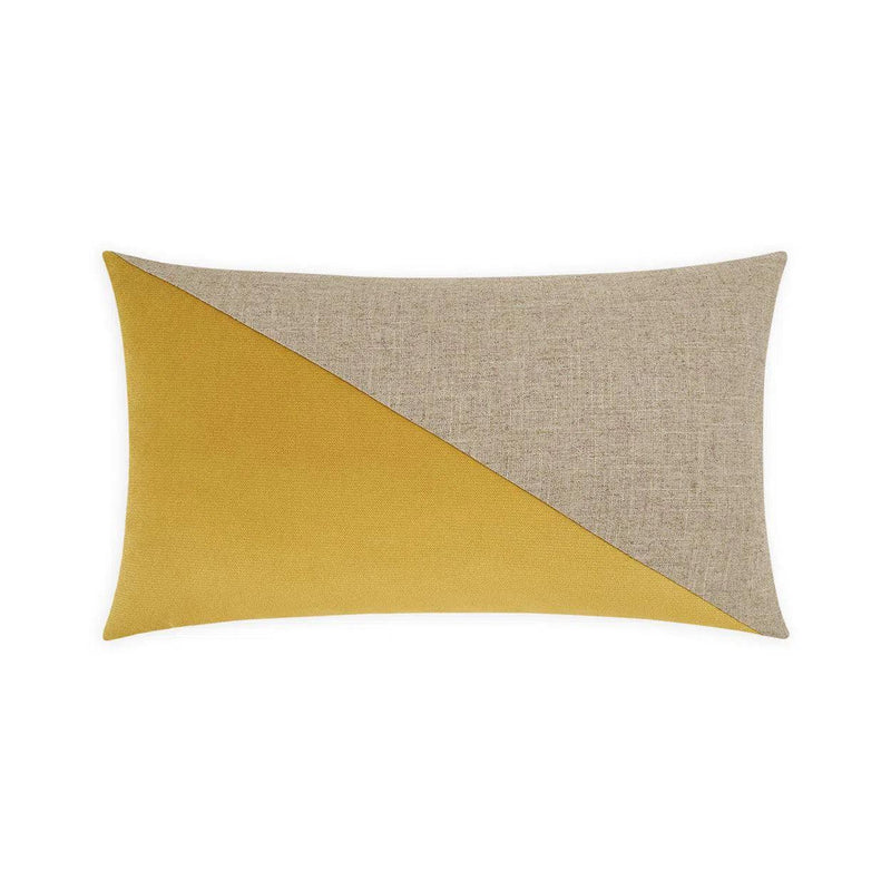 Jefferson Lumbar Curry Yellow Throw Pillow With Insert Throw Pillows LOOMLAN By D.V. Kap