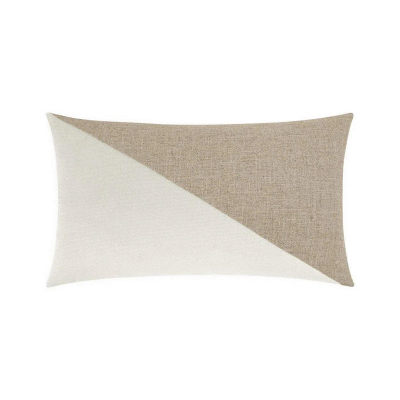 Jefferson Lumbar Marshmallow White Throw Pillow With Insert Throw Pillows LOOMLAN By D.V. Kap