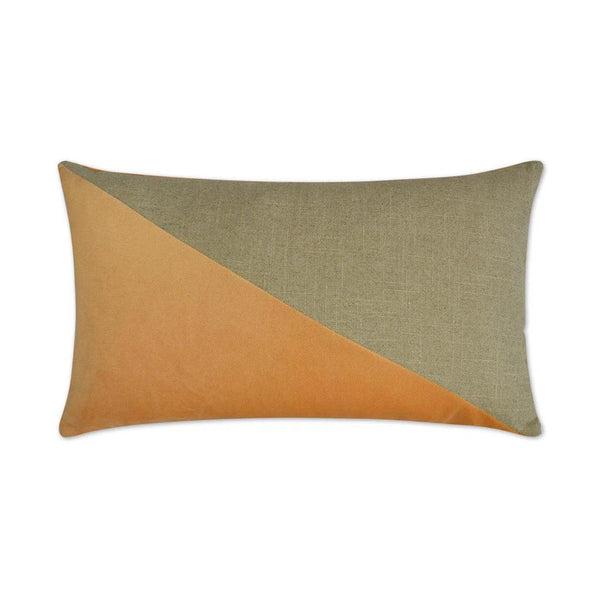 Jefferson Lumbar Satsuma Brown Throw Pillow With Insert Throw Pillows LOOMLAN By D.V. Kap